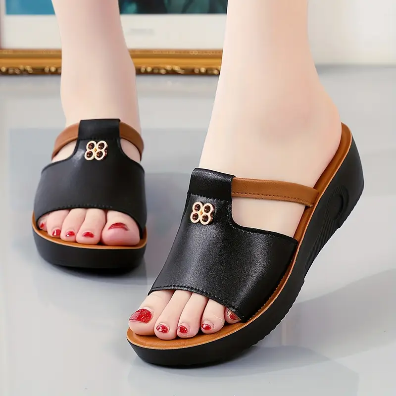 Women's Slip-Resistant Platform Mules - Image 3
