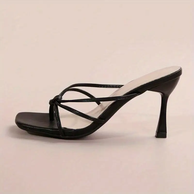 Women's Slip-On High Heel Sandals - Image 3